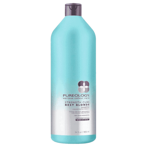 PUREOLOGY STRENGTH CURE BEST BLONDE SHAMPOO 1L • Black2Blonde